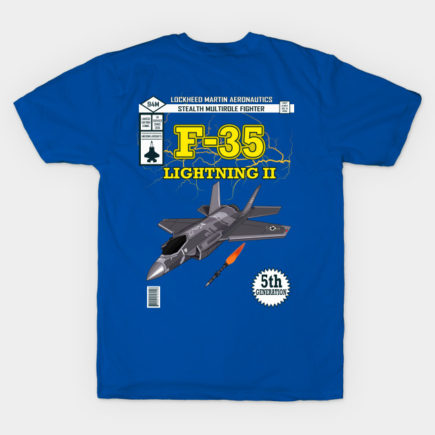 F-35 Lightning II Limited Edition Front And Back by Mandra